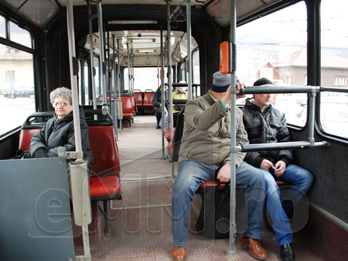 Foto: Interior autobuz Urbis
